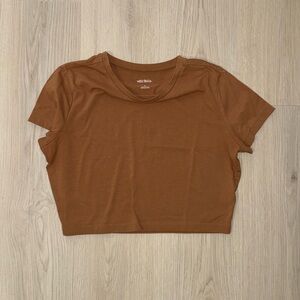 Wild Fable Tan Crop Top